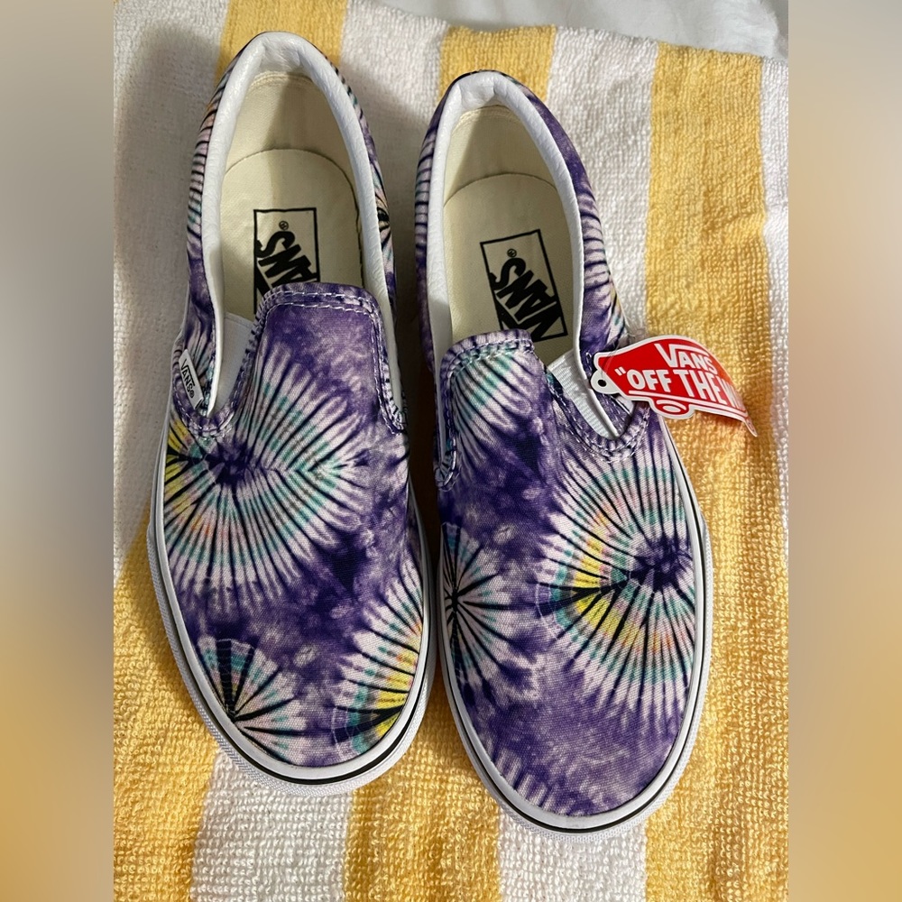 Vans Classic Slip-On New Age Purple Tie Dye men’s